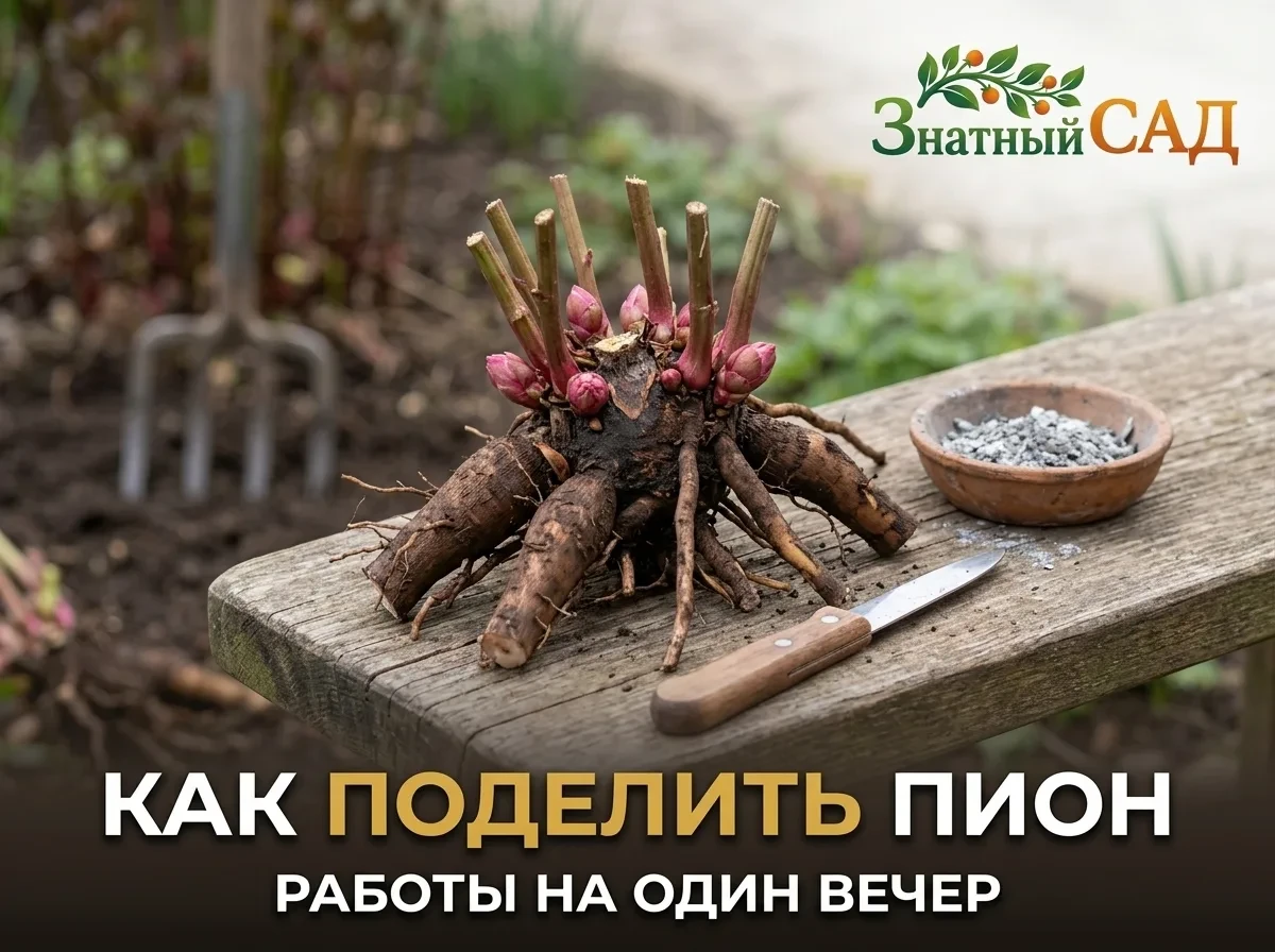 🌸 КАК ПОДЕЛИТЬ ПИОН: РАБОТЫ НА ОДИН ВЕЧЕР
