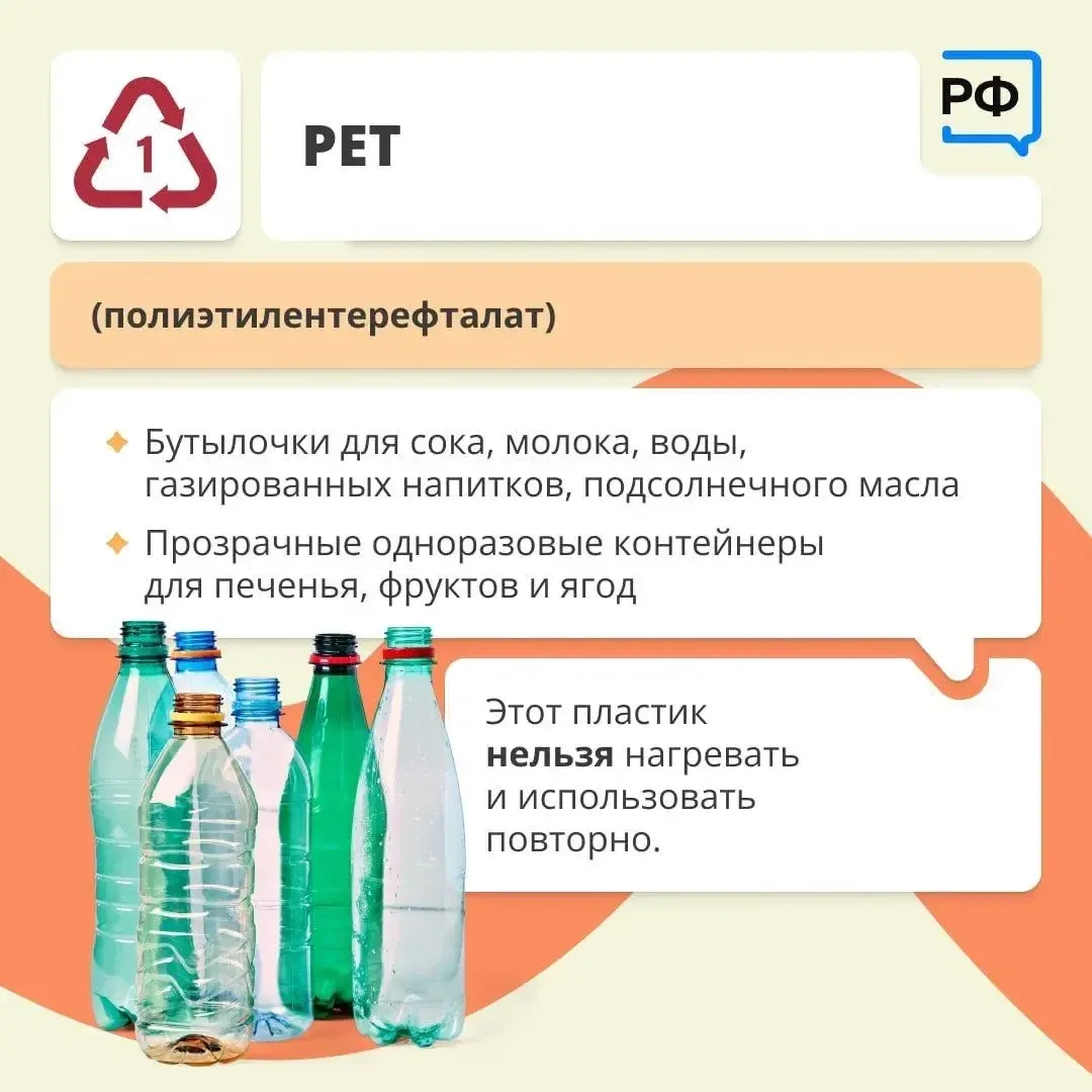 ⚠️ Осторожно: не всякая бутылка безопасна!  Наливаете воду в бутылку повторно? Обязательно проверьте