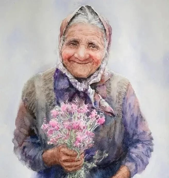 Одна женщина привезла к себе бабушку, которая от старости ослепла.