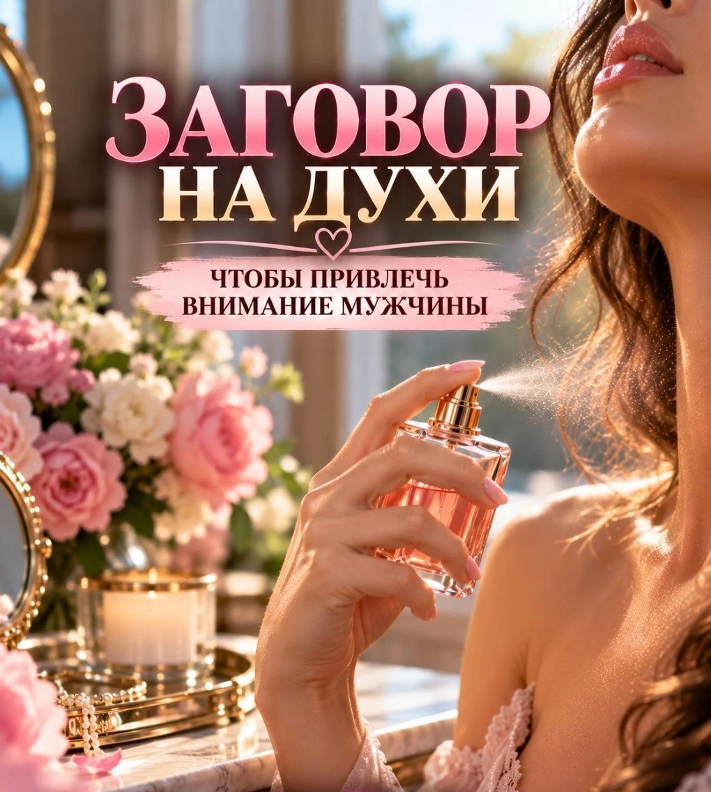 Заговор на духи, чтобы привлечь внимание мужчины 👩‍❤️‍👨