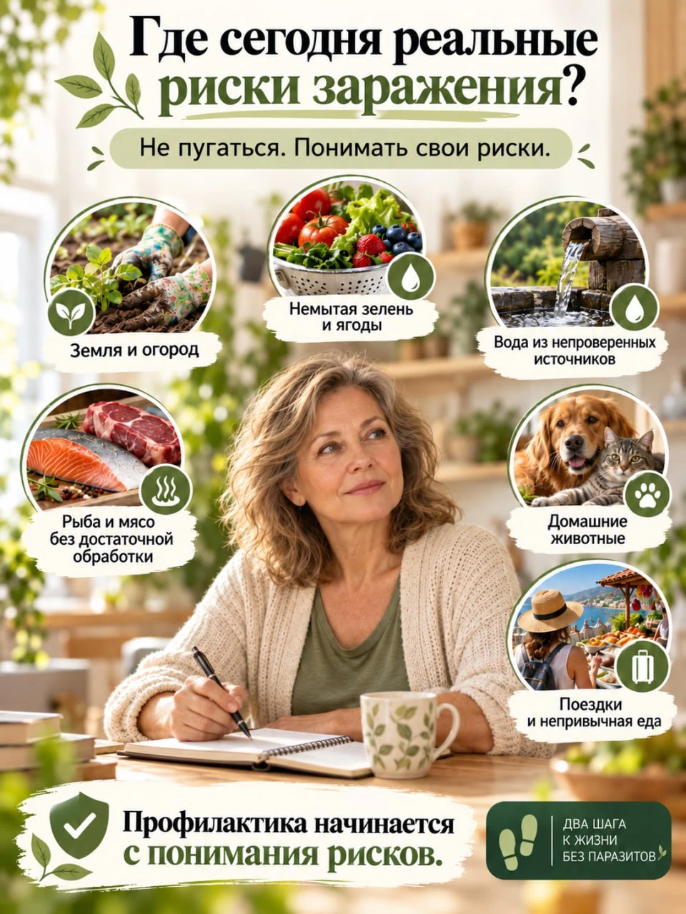 Где сегодня реальные риски заражения паразитами?