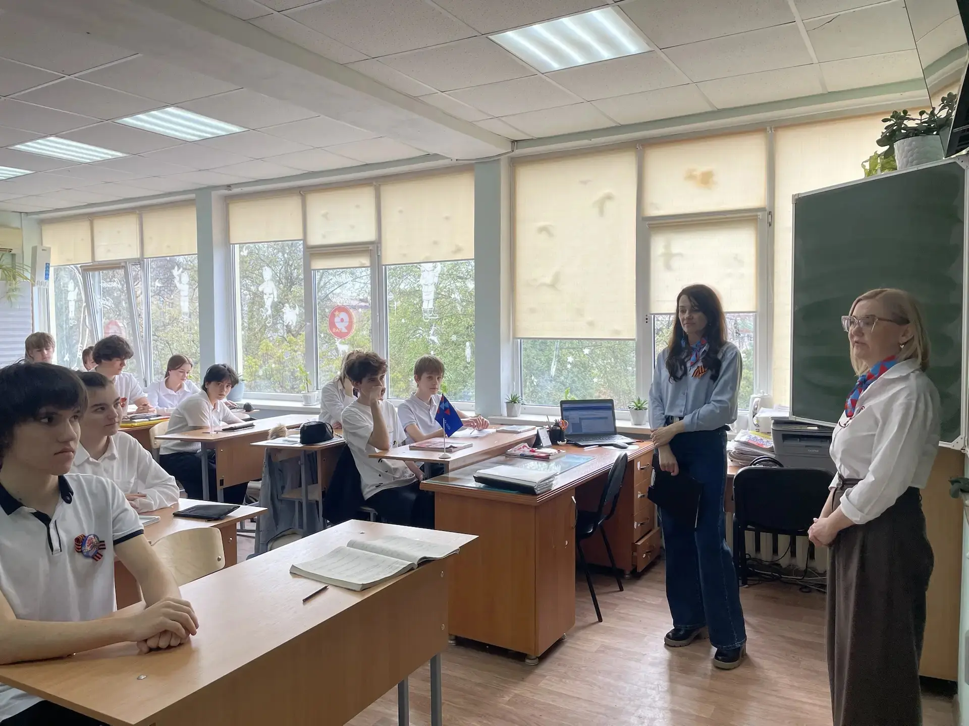 Для девятиклассников школы №4 провели профориентационное мероприятие  В МБОУ СОШ №4 им. В.М. Евскина