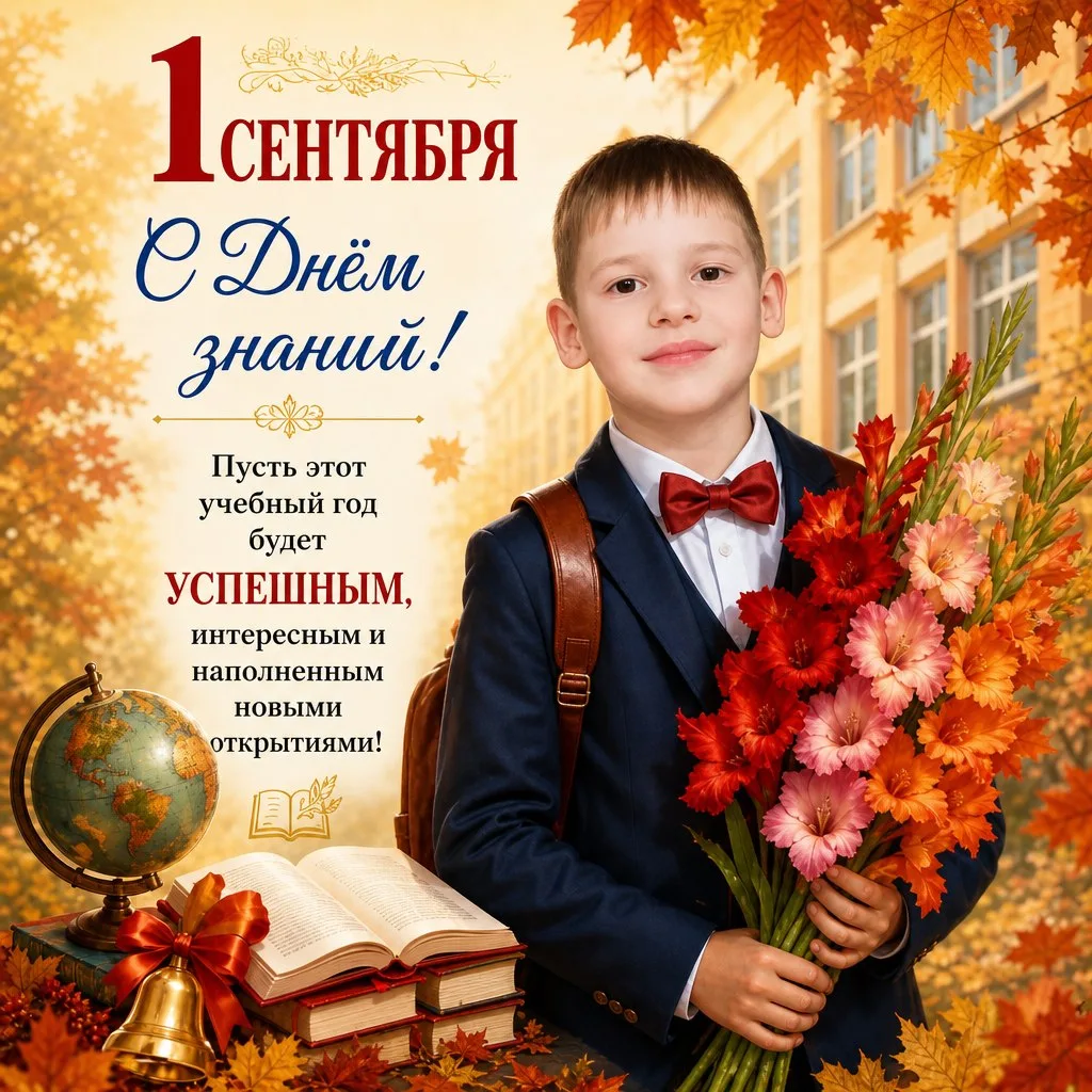 🔔 С Днём знаний! С 1 сентября!