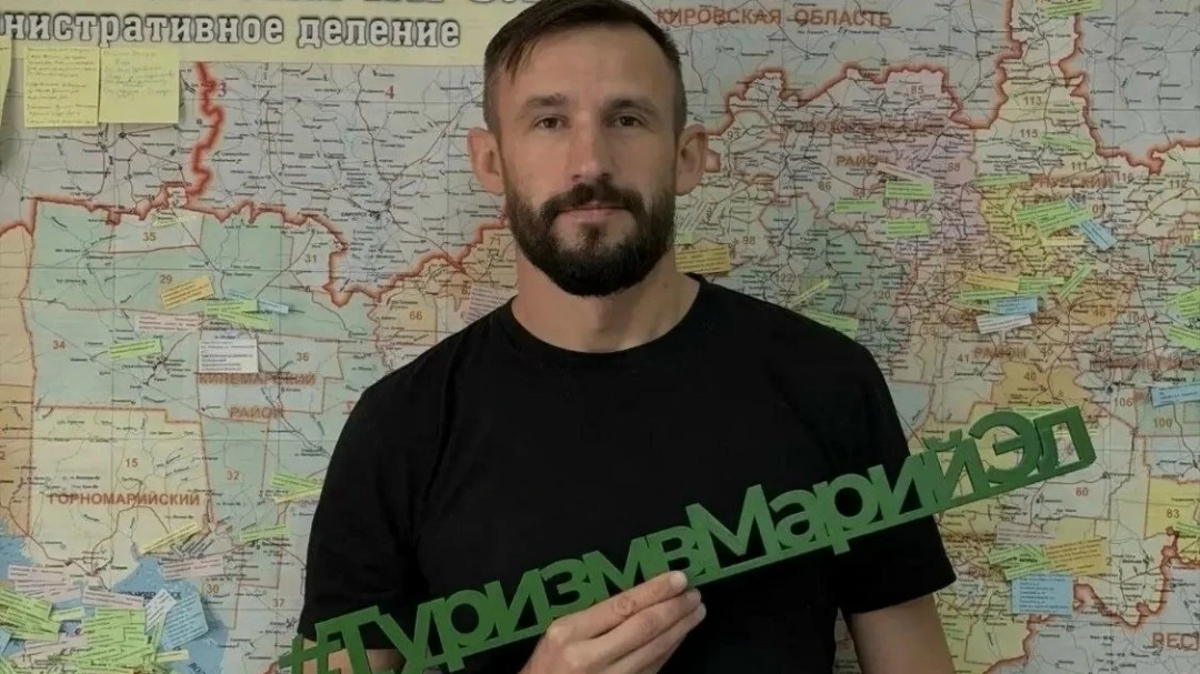 «Герои Марий Эл. Талешке-влак» кадр программын участникше Павел Попов туризмым вияҥдыме...