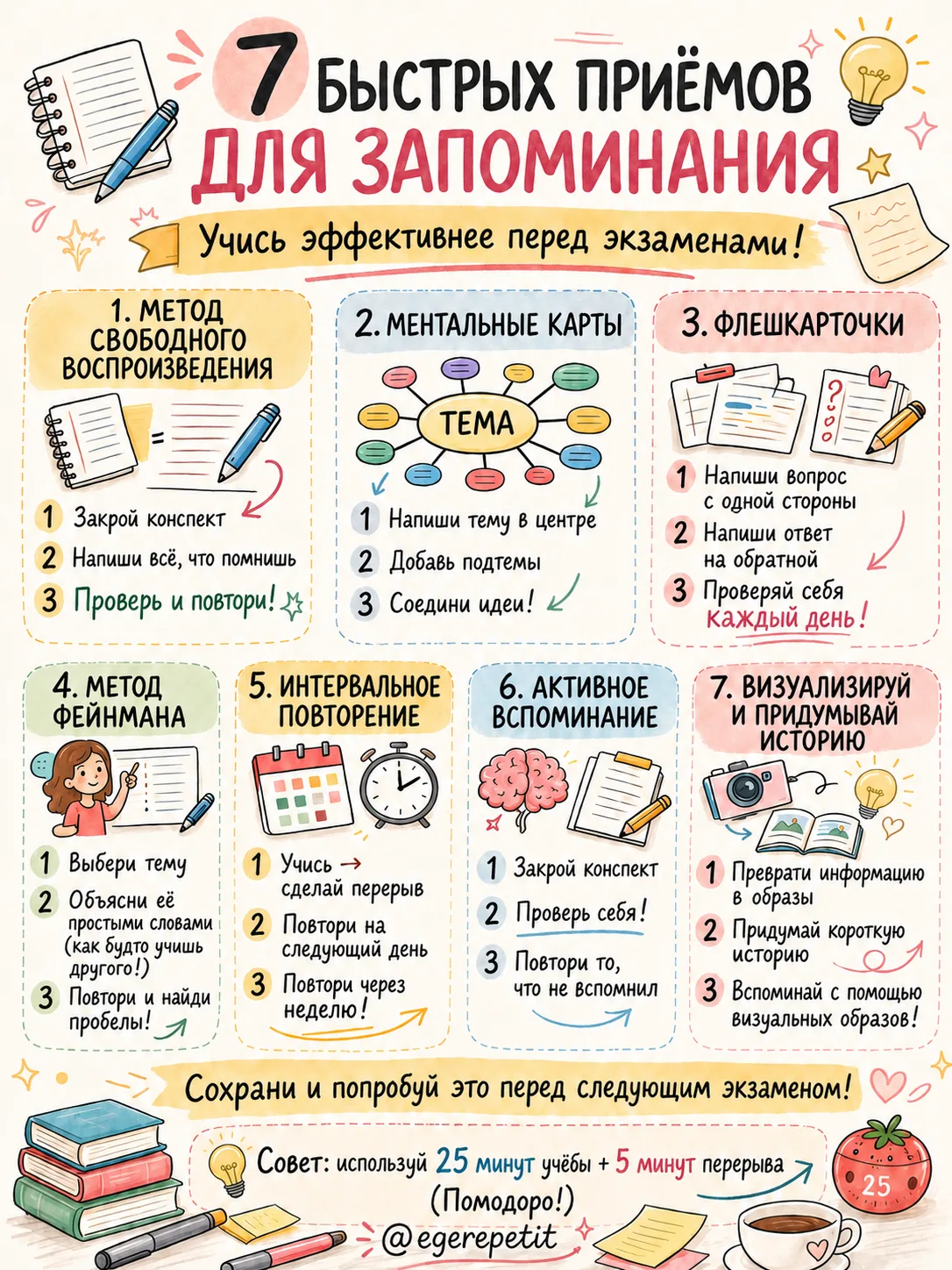 Памятка для учеников
