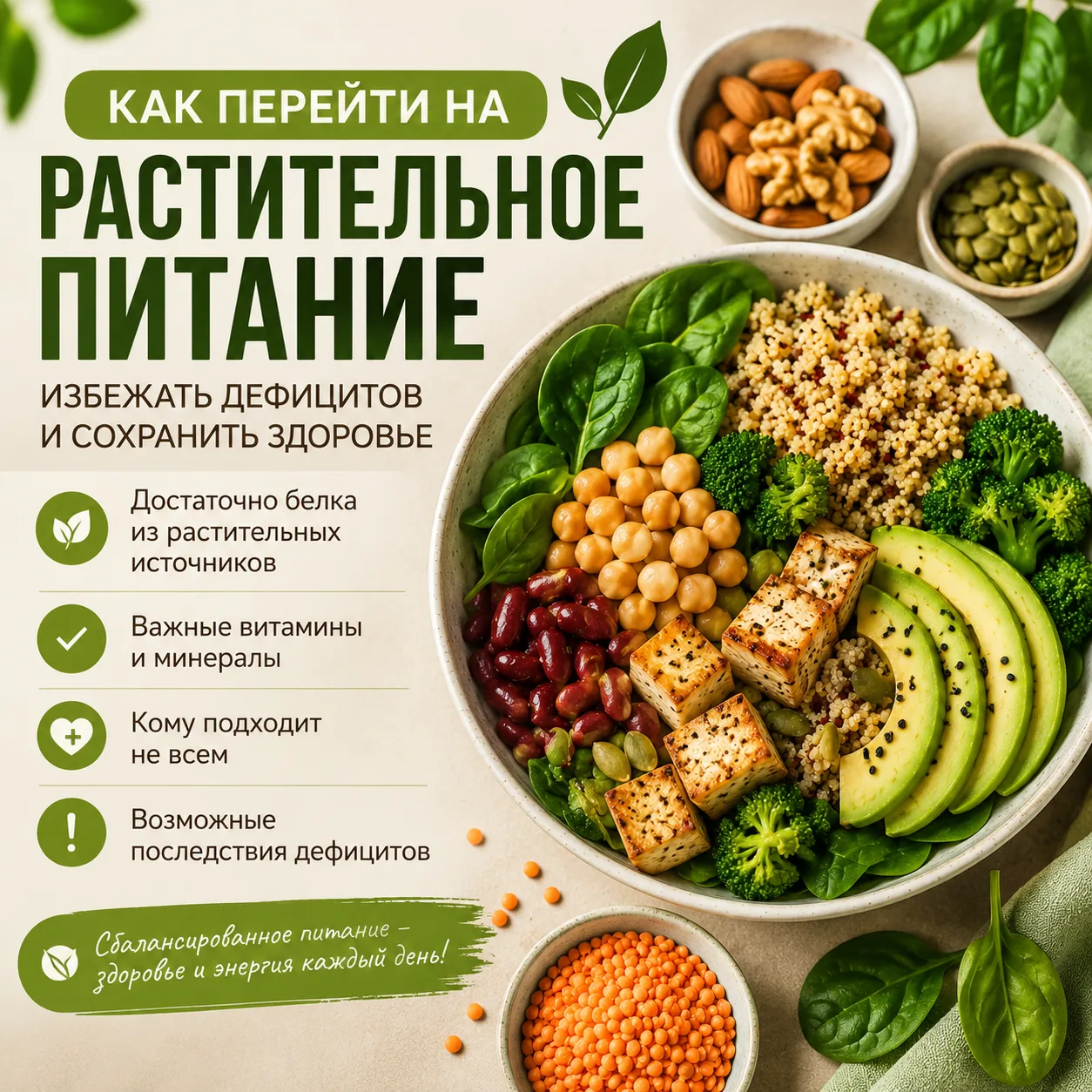 Если вы решили перейти на растительное питание