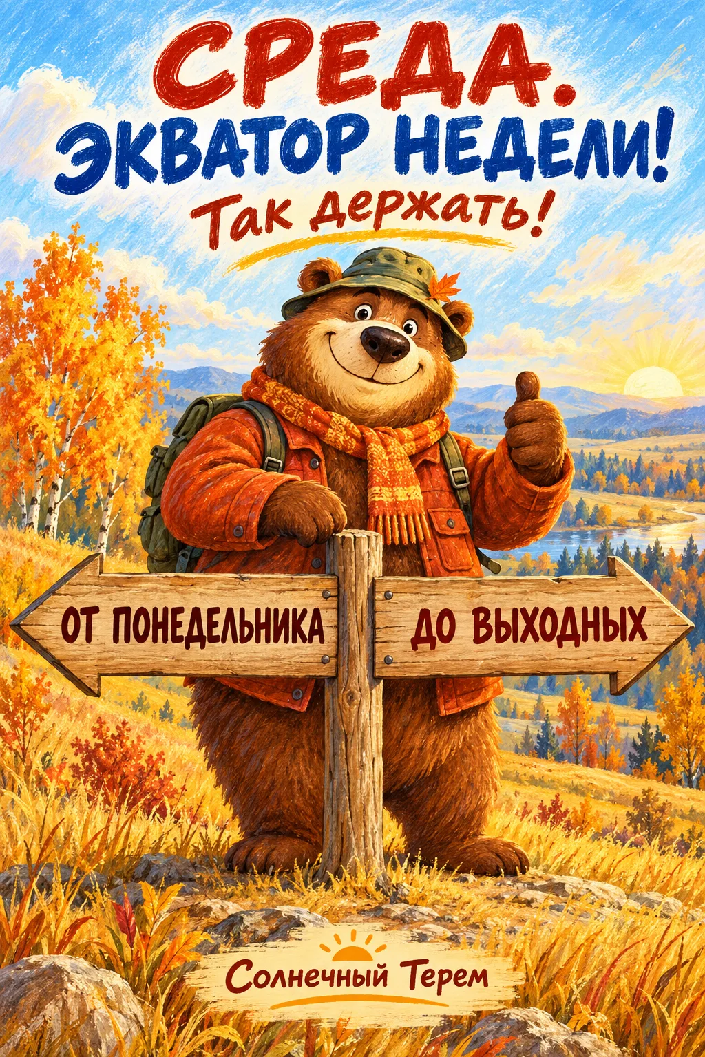 Середина недели взята! 😄