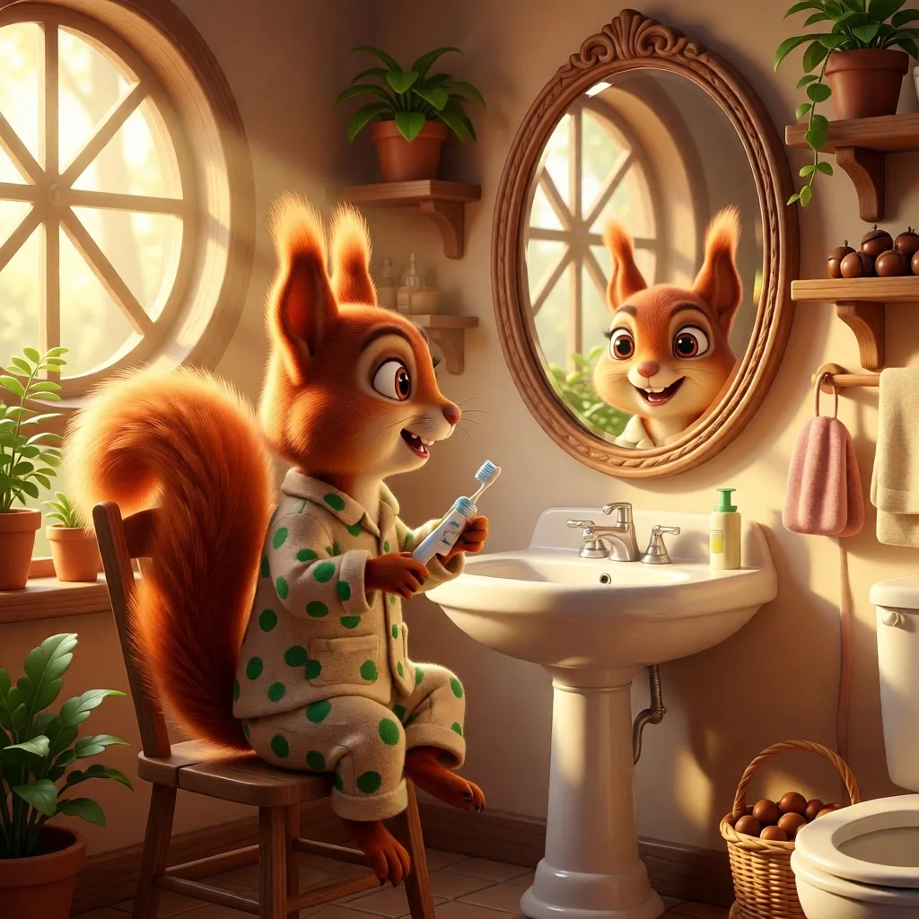 ☀️ Утро в Тёплом Лесу: просыпаемся вместе с белочкой Бусей! 🐿️✨
