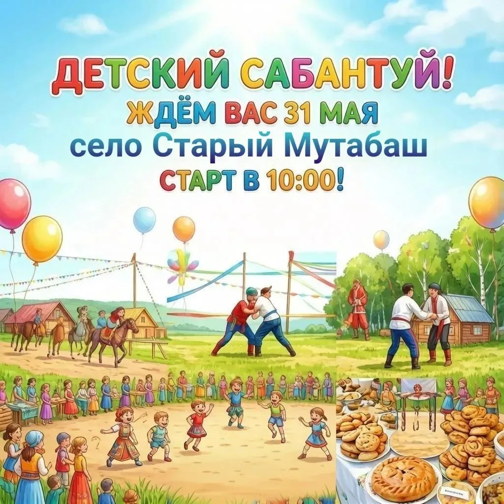 Приглашаем вас на Детский Сабантуй!