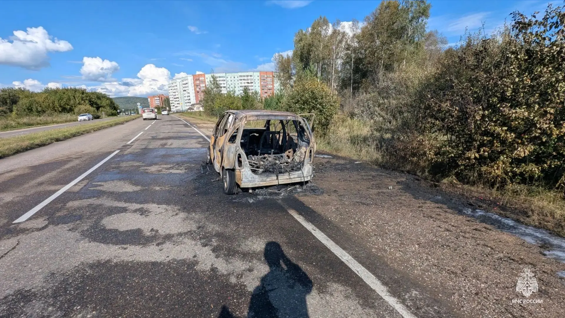Сегодня, 4 сентября в 13 часов 56 минут на центральный пункт пожарной связи поступило с...