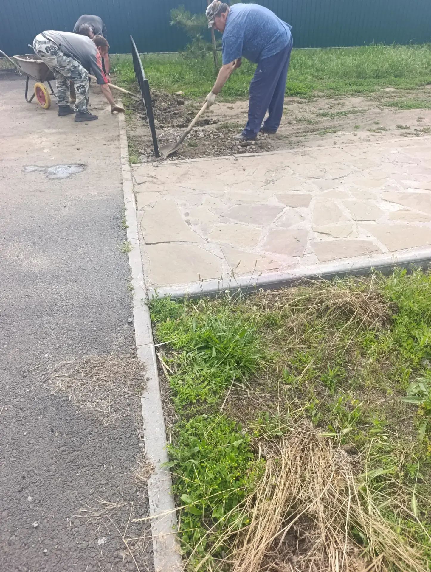 Установка ограждения