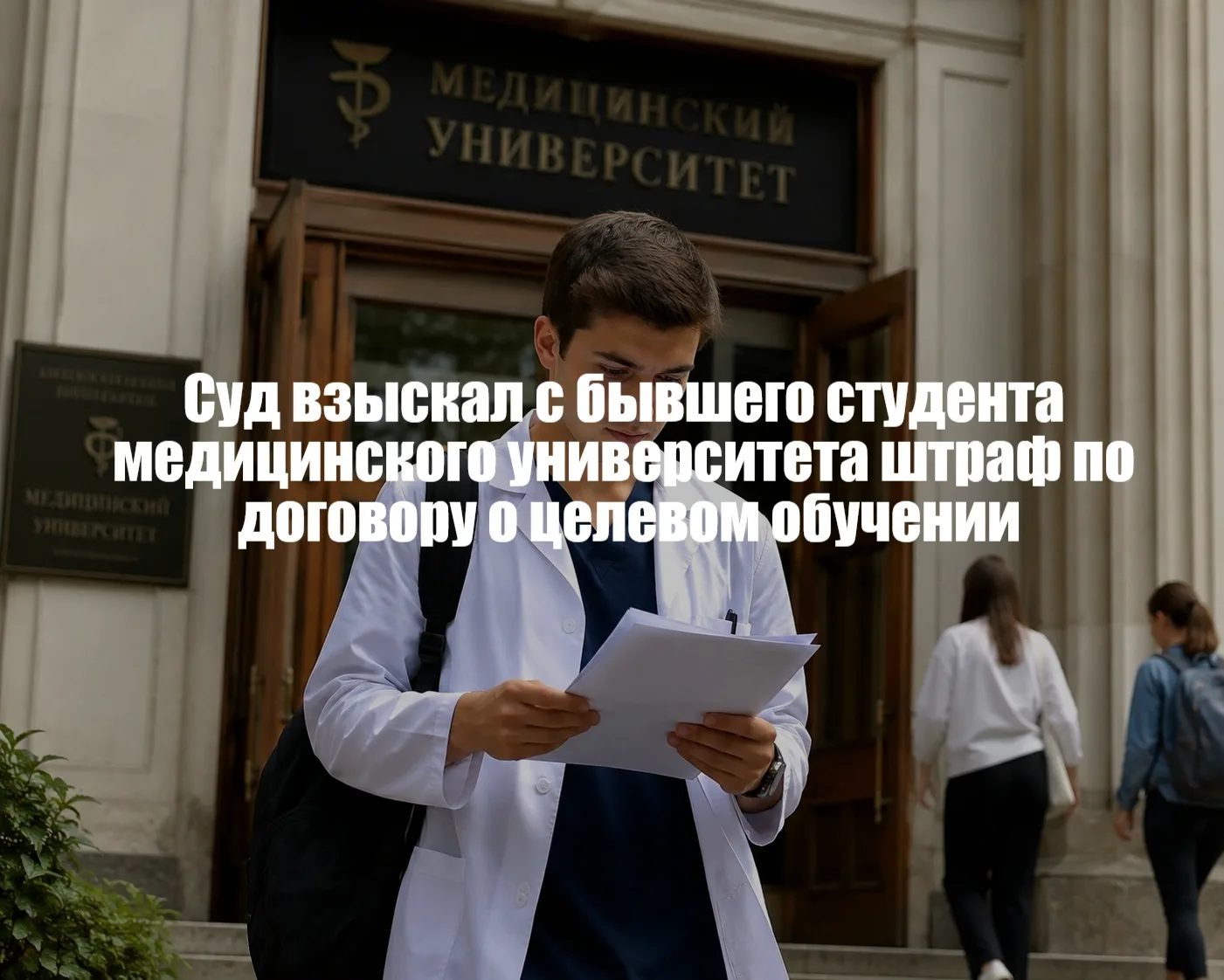 Суд взыскал с бывшего студента медицинского университета штраф по договору о целевом об...