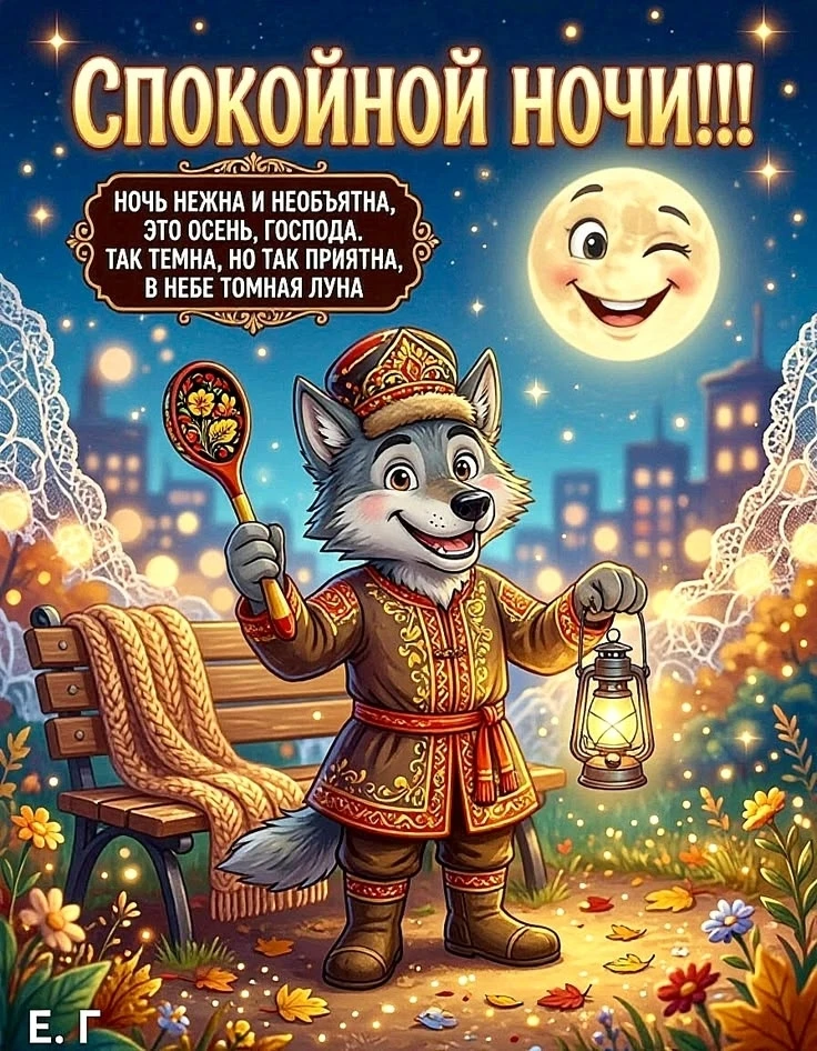 Доброй ночи! Чудесных сновидений! До завтра! ✨🌙
