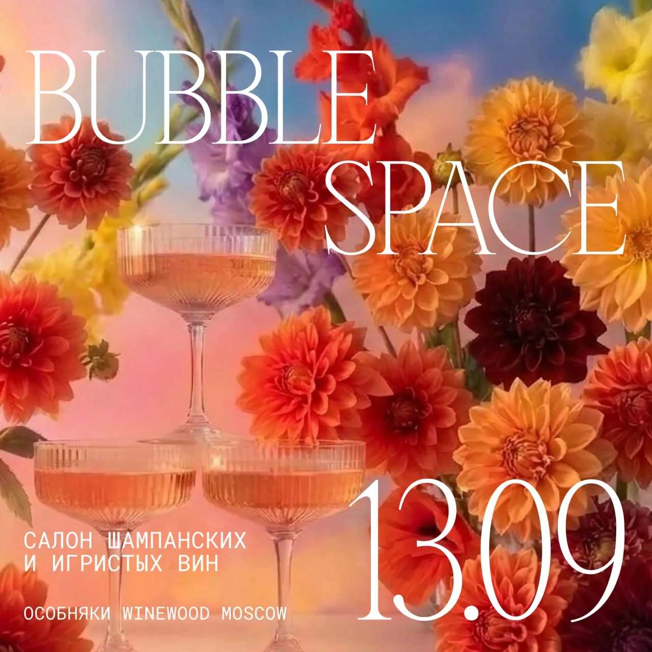 #анонс 13 сентября встречаемся на 🫧Bubble Space — салоне игристых и шампанских вин на ...