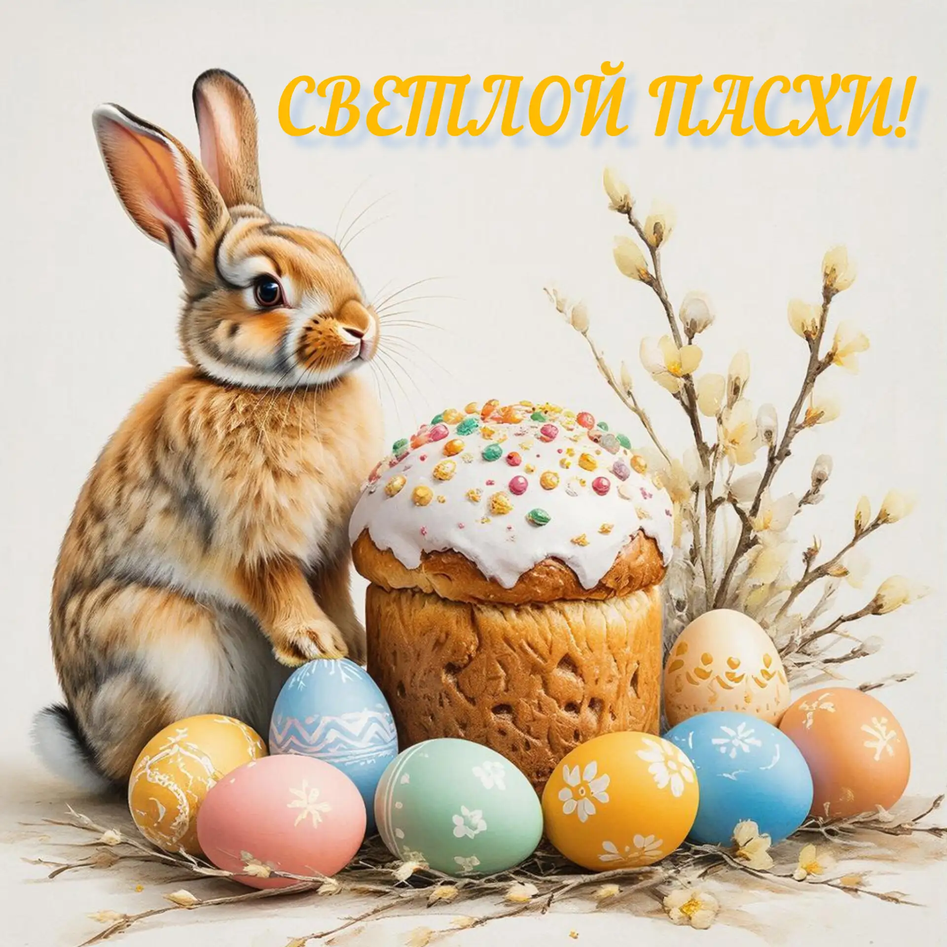 **Христос Воскресе!**

Со светлым праздником Пасхи! Пусть этот день наполнит ваш дом теплом, радость
