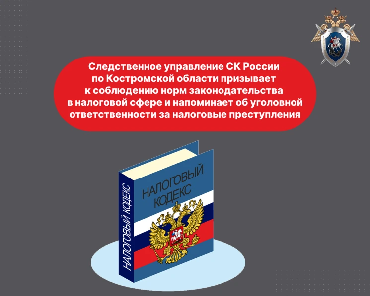 ‼️Следственное управление СК России по Костромской области призывает к соблюдению норм законодательс