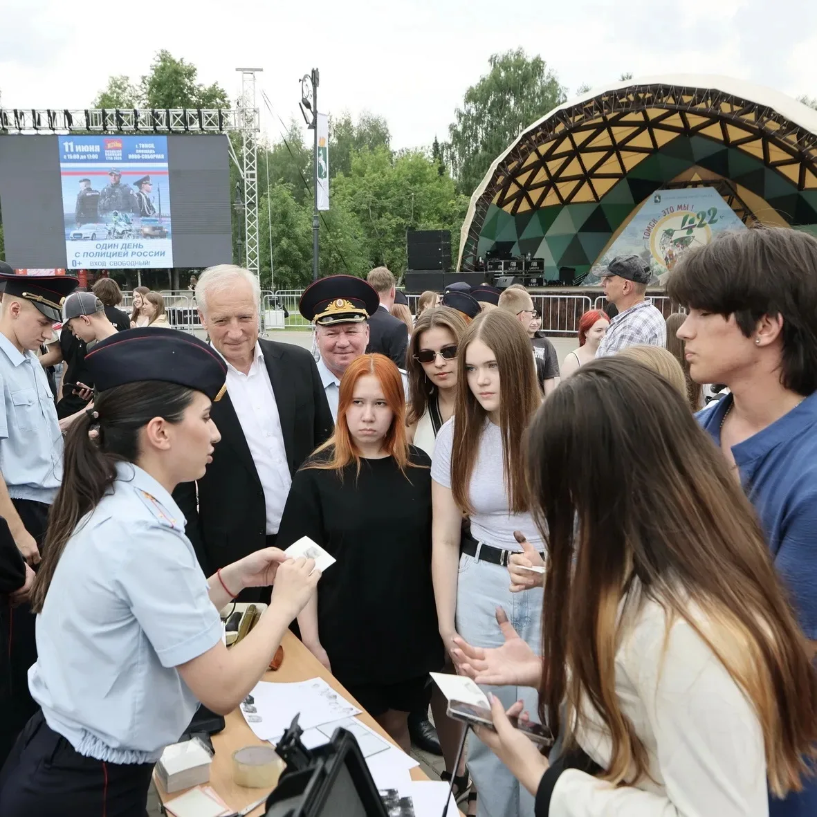Вместе с региональным УМВД провели сегодня отличное профориентационное мероприятие «Оди...