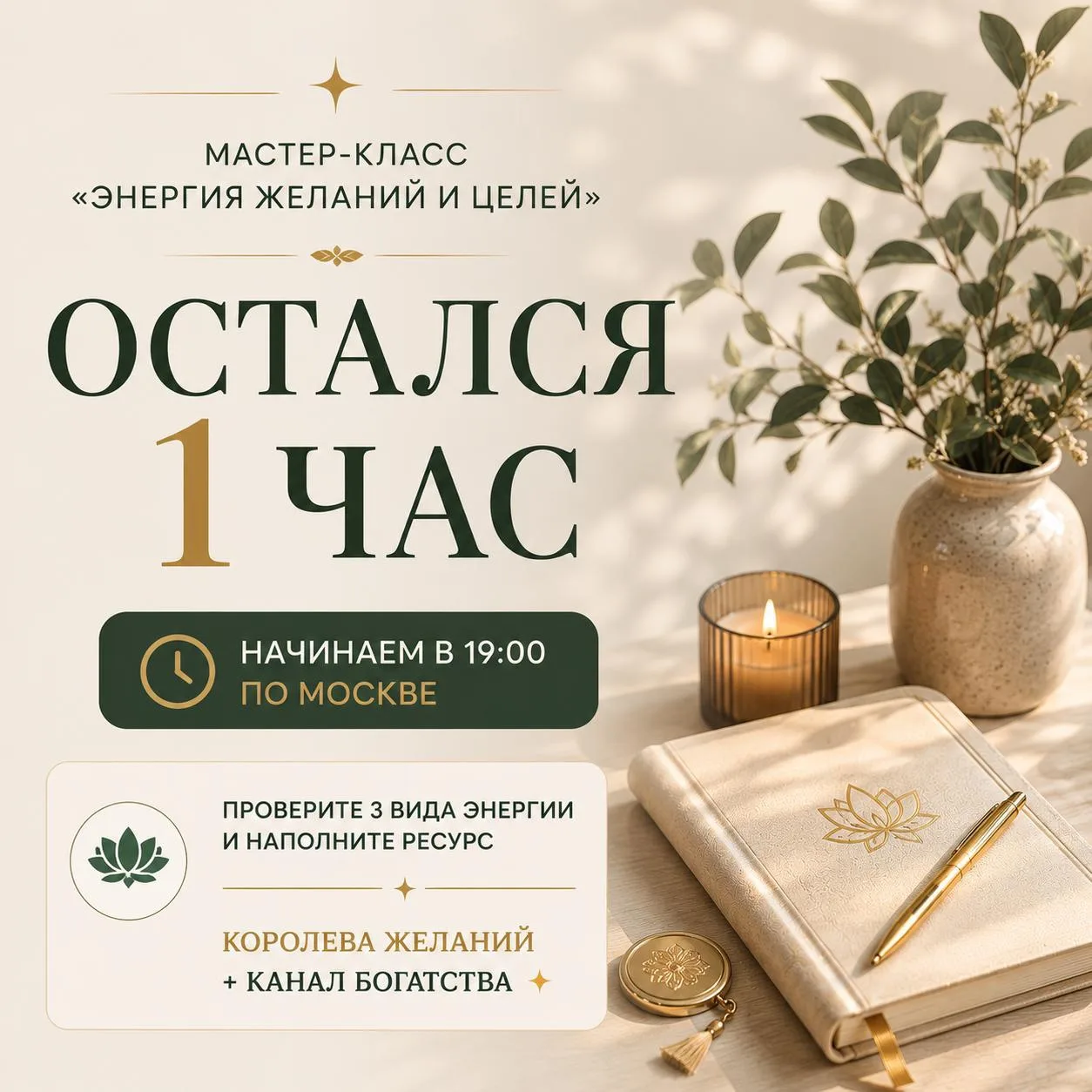 ⚡️ Цель есть. А хватит ли вам энергии её реализовать?