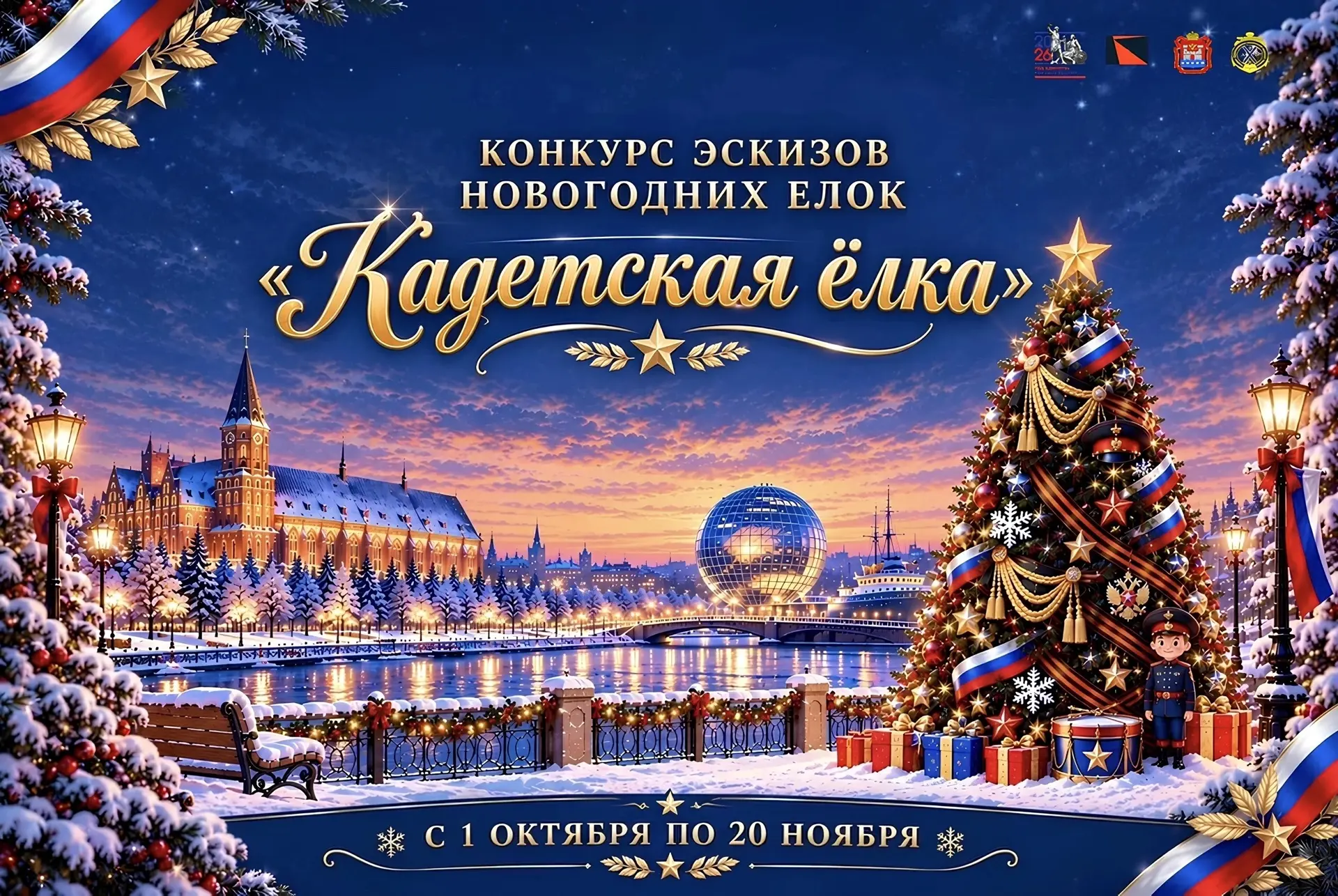 🎄 Внимание, юные художники! Объявляем конкурс «Кадетская елка»! 🎨