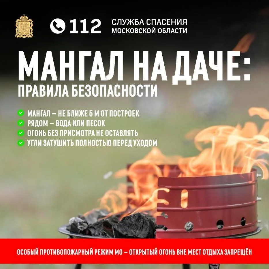 Мангал на даче: правила безопасного отдыха 🥩🔥