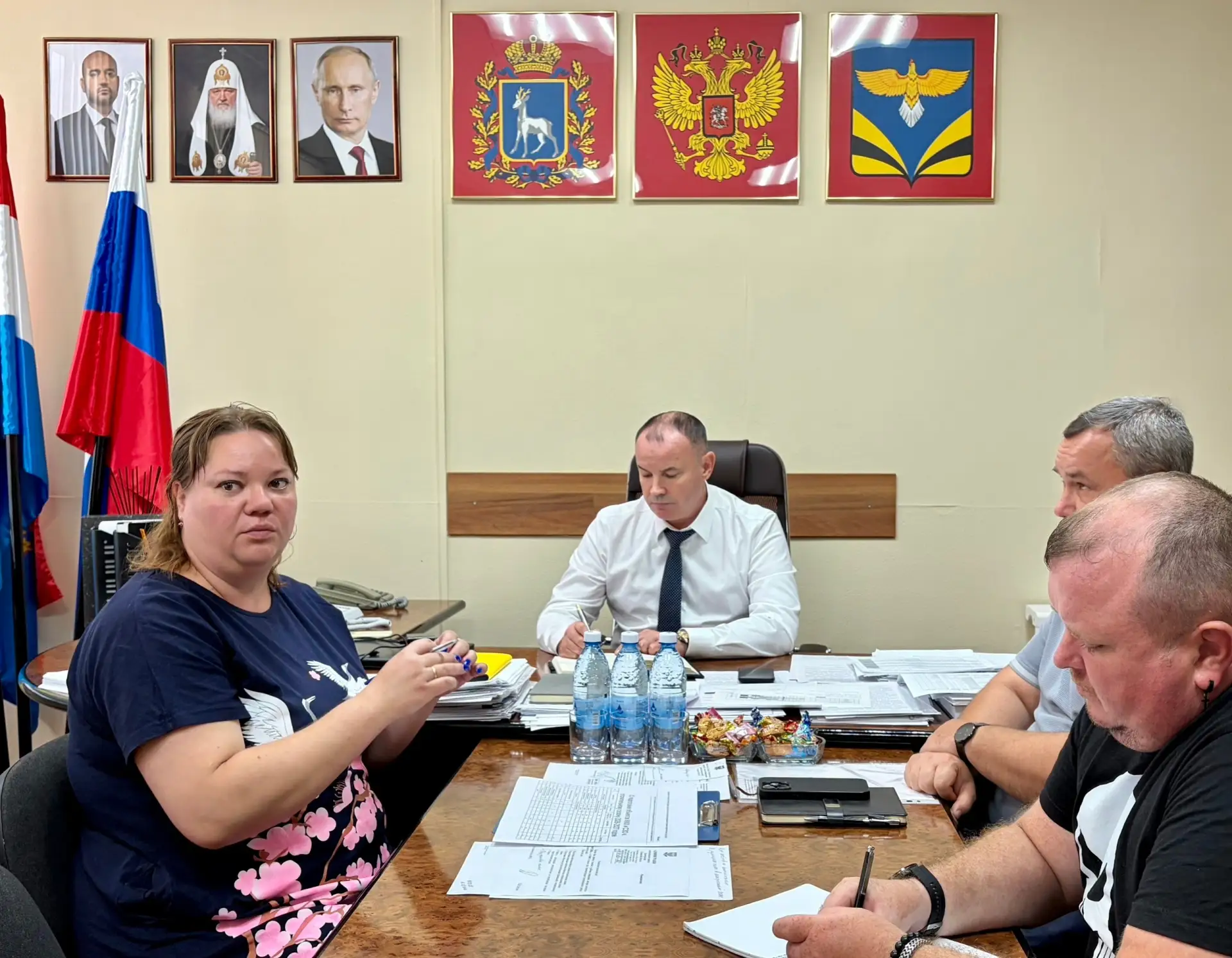 Сегодня в Администрации муниципального района Безенчукский состоялся штаб по подготовке...