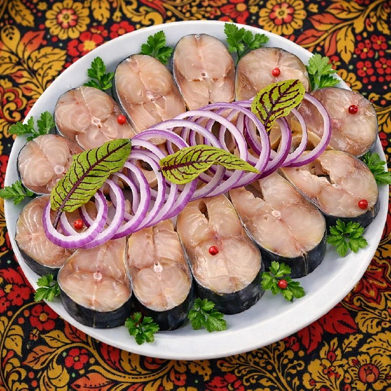 АРОМАТНАЯ РЫБКА ДОМАШНЕГО ПОСОЛА ВСЕГДА РАДУЕТ НАСЫЩЕННЫМ ВКУСОМ И ПРИЯТНОЙ ТЕКСТУРОЙ. ...