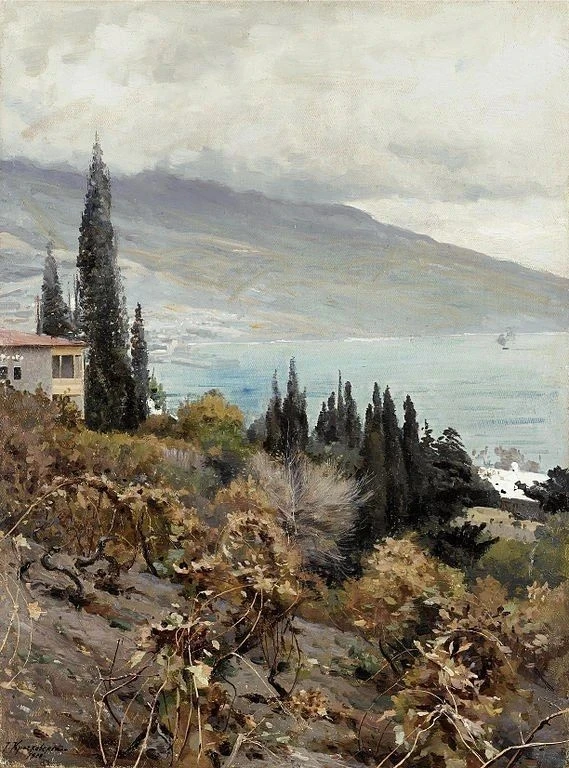 «Осень. На виноградниках Челтышева», 1900.
