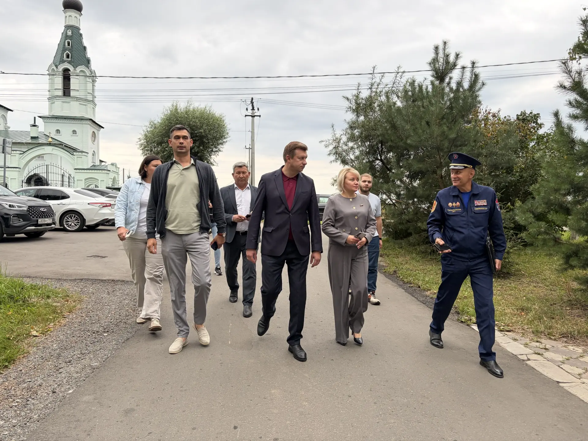 Дмитрий Благов провел обход территории деревне Тарасово