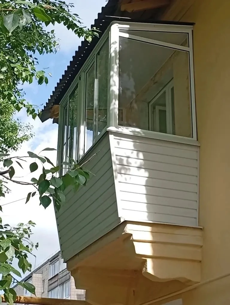 🟢 НА ЭТОЙ НЕДЕЛЕ ЗАКОНЧИЛИ МОНТАЖ БАЛКОНА (ПОЛНЫЙ КОМПЛЕКТ: ВЫНОС 20см, КРЫША)  !!!