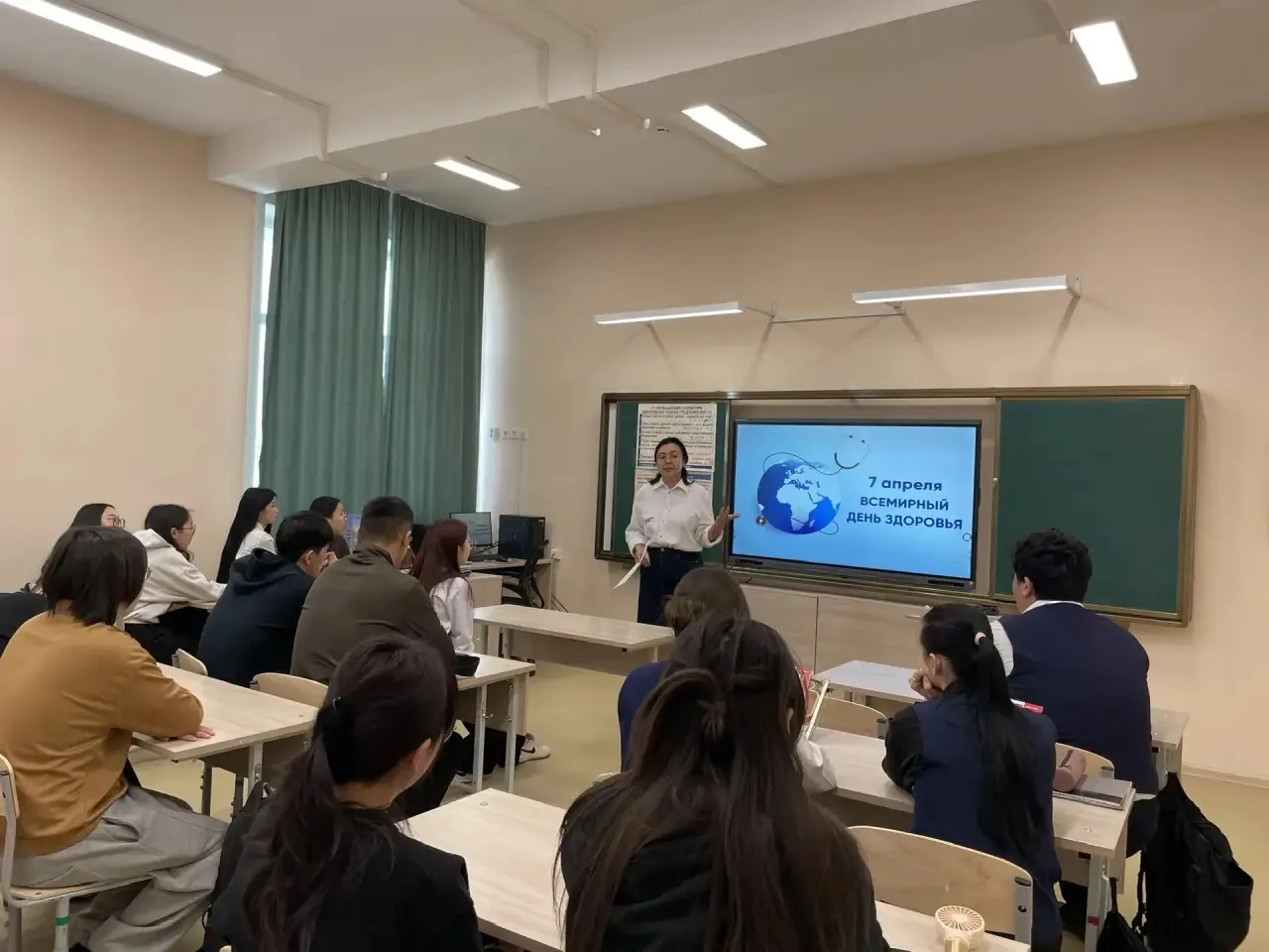 В преддверии Всемирного дня здоровья, который отмечается 7 апреля, советник по воспитан...