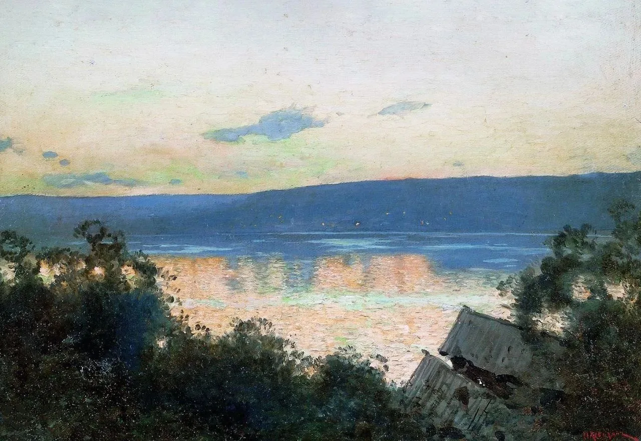 "Вечер на Волге", 1888 г.