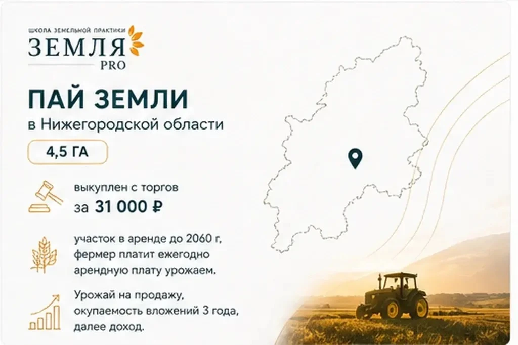 Может ли земля приносить пассивный доход? 🤔