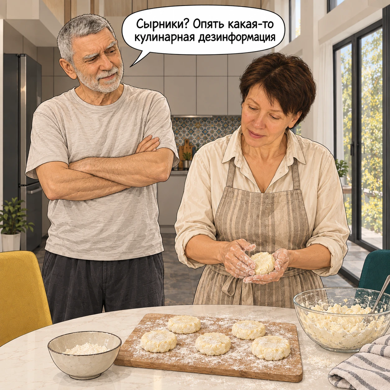 А ничего, что сырники — это на самом деле творожники, а мы все продолжаем притворяться,...