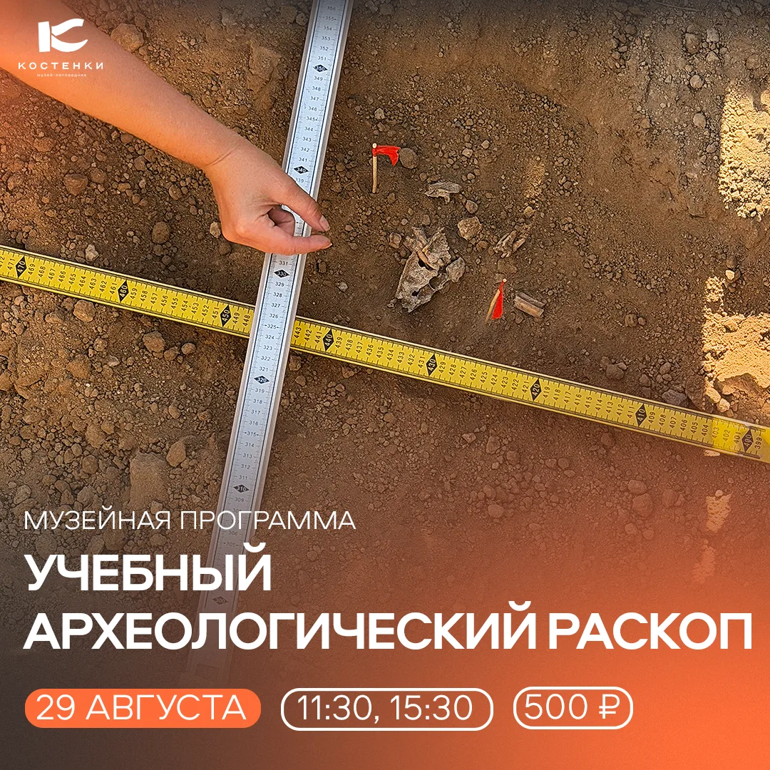 Стать археологом на один день 🦴🔍