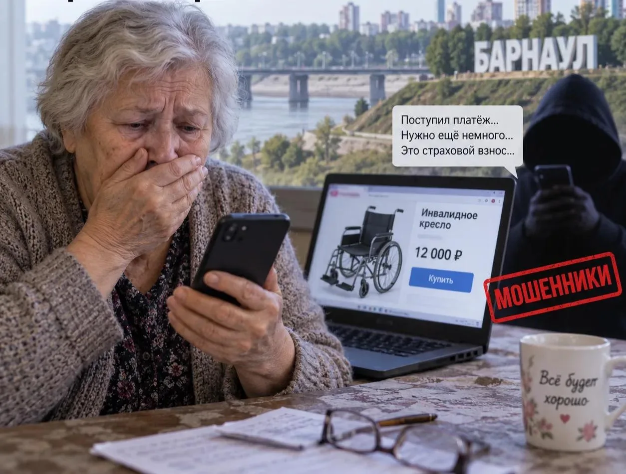 В Барнауле пенсионерка потеряла 50 тысяч рублей при продаже инвалидного кресла