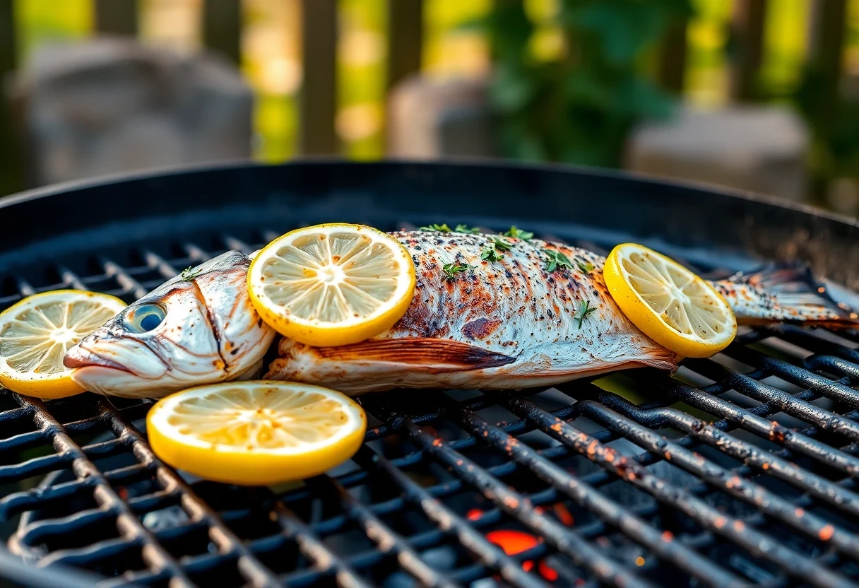 🐟 Рыба целиком на гриле: сочная внутри, не разваливается