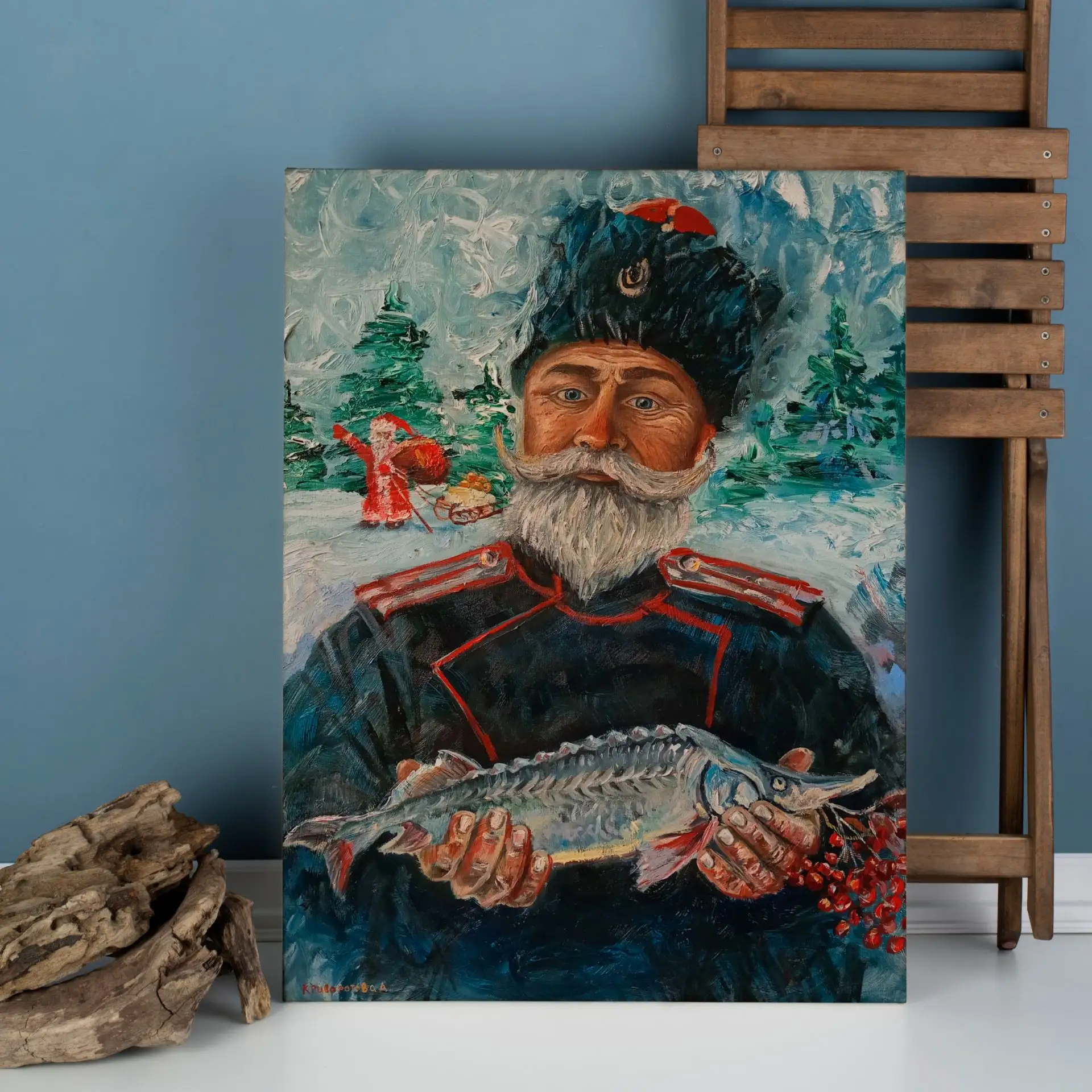 «Портрет одного омича» (холст, масло, 70 х 50 см)