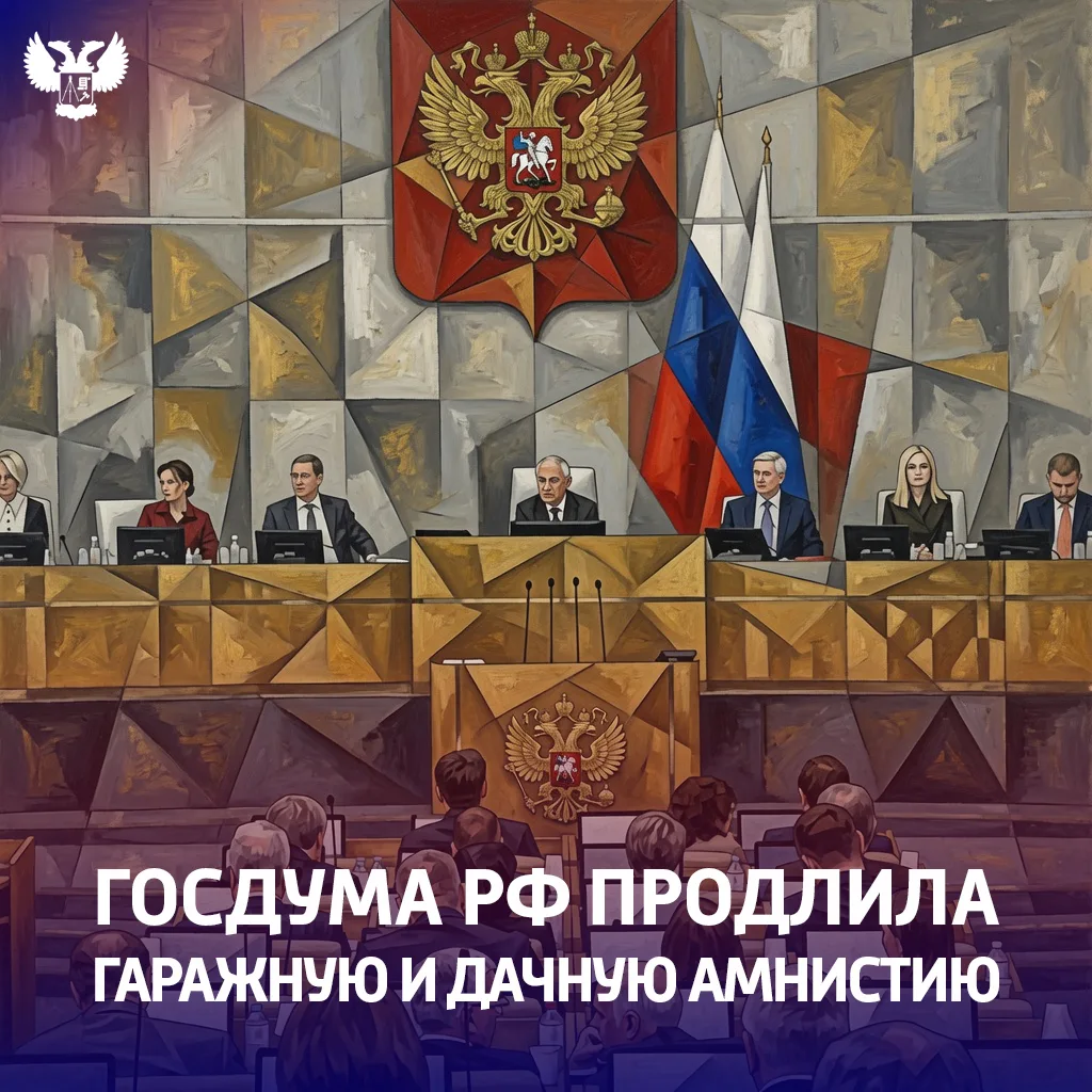Гаражная и дачная амнистия продлена до 1 сентября 2031 года. За закон в III чтении проголосовали деп