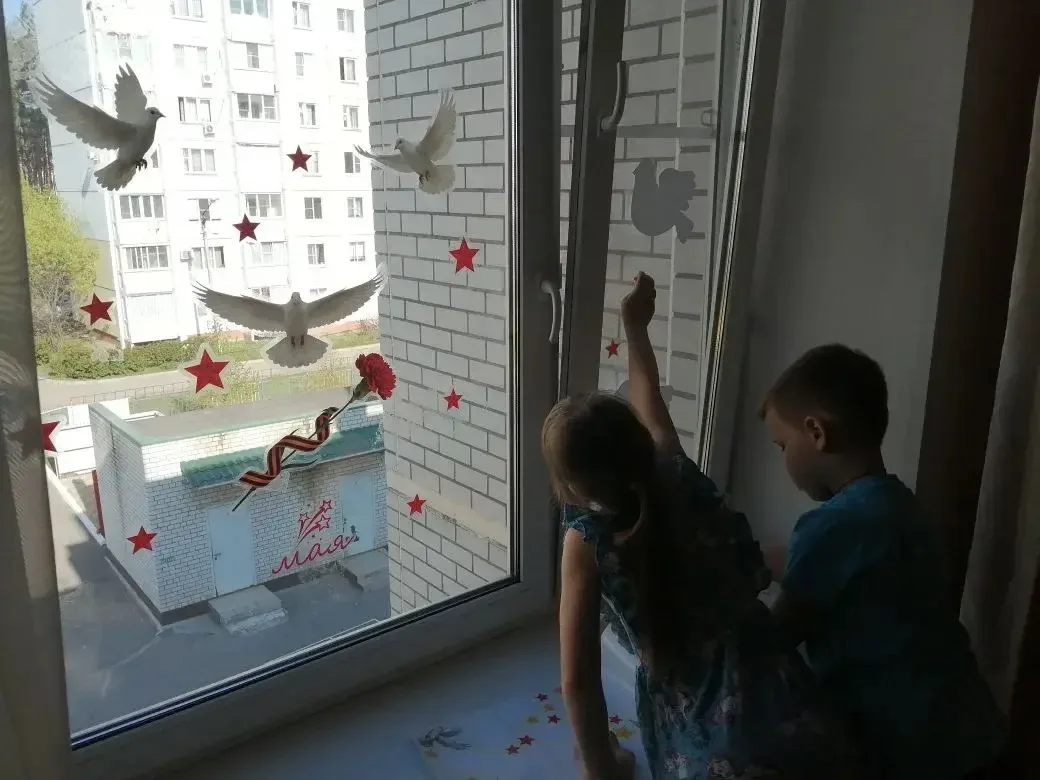 В нашем детском саду уже чувствуется дыхание Великого праздника. В преддверии 9 Мая 🕊️...