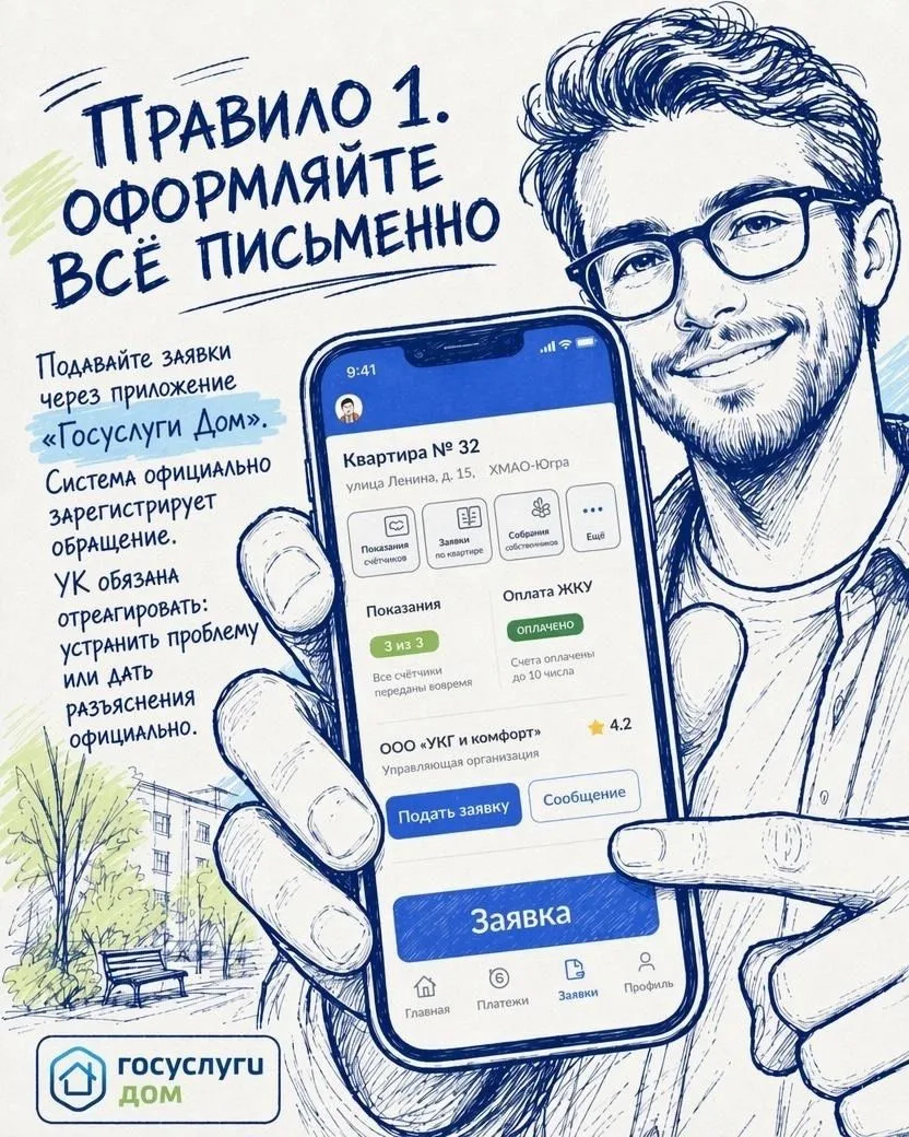 Что делать, если во дворе сломалась скамейка, а в подъезде перегорела лампочка?