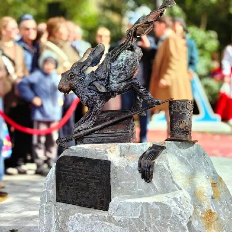 ✍️ Новую арт-композицию «Пушкин в Симбирске» торжественно открыли в сквере Языковых.