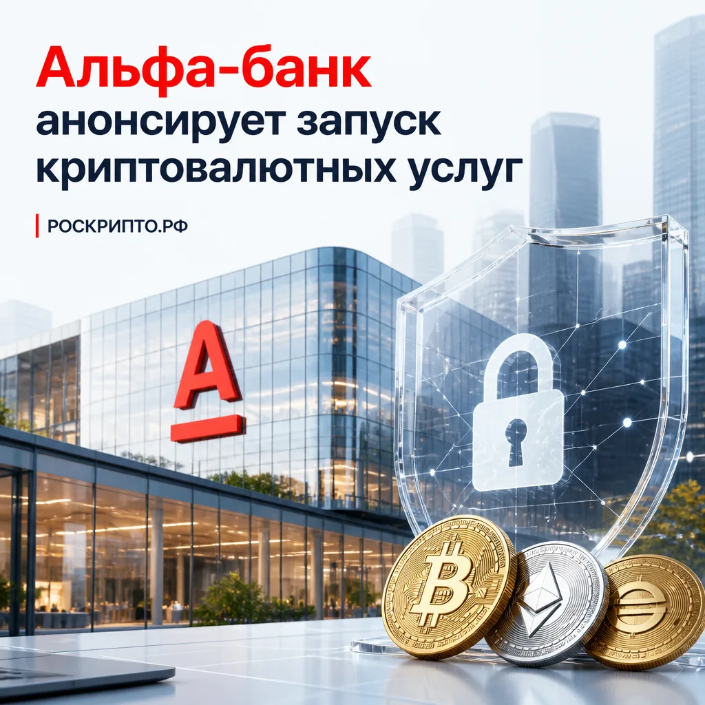 Альфа-банк анонсирует запуск криптовалютных услуг