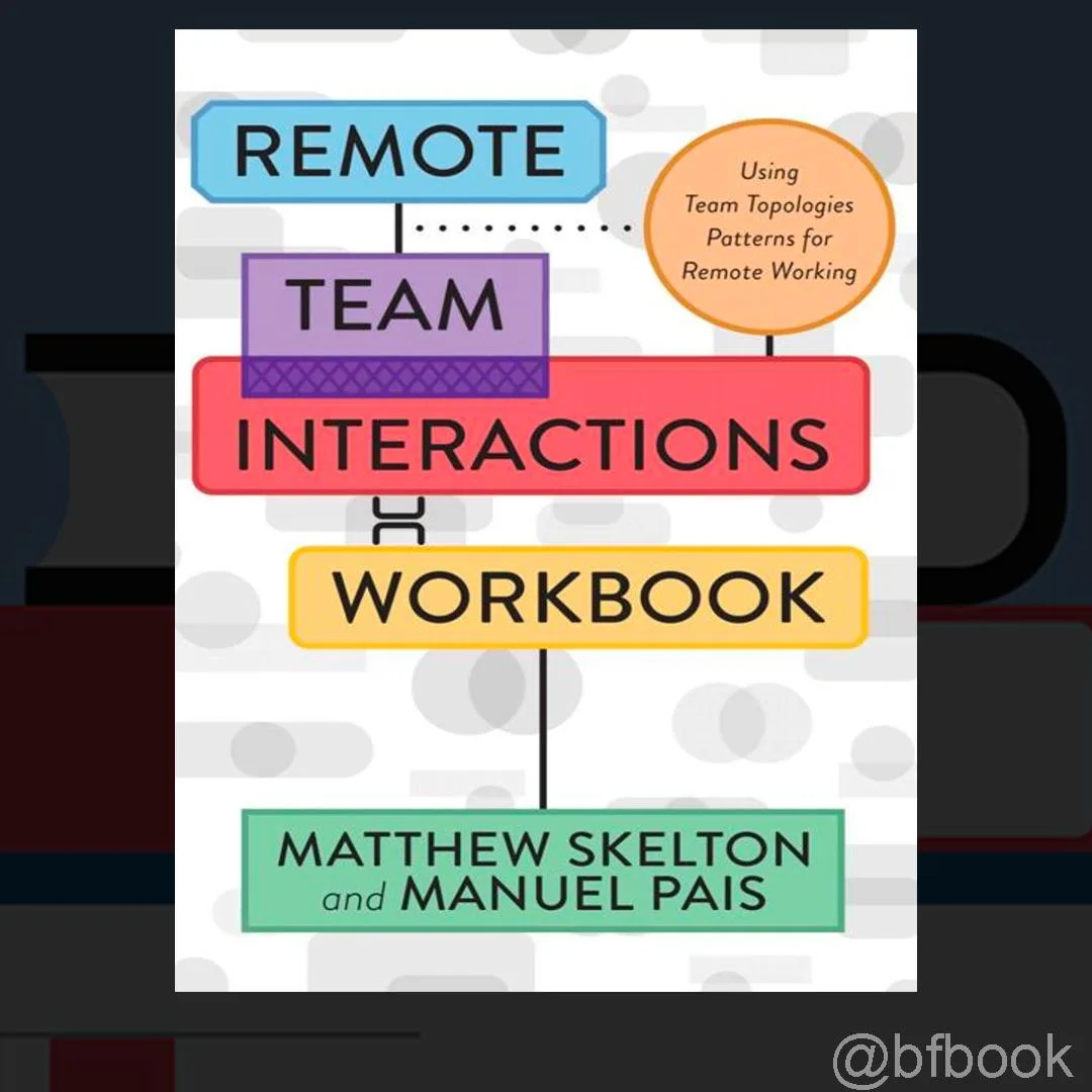 📚 Remote Team Interactions Workbook: Using Team Topologies Patterns for Remote Working...