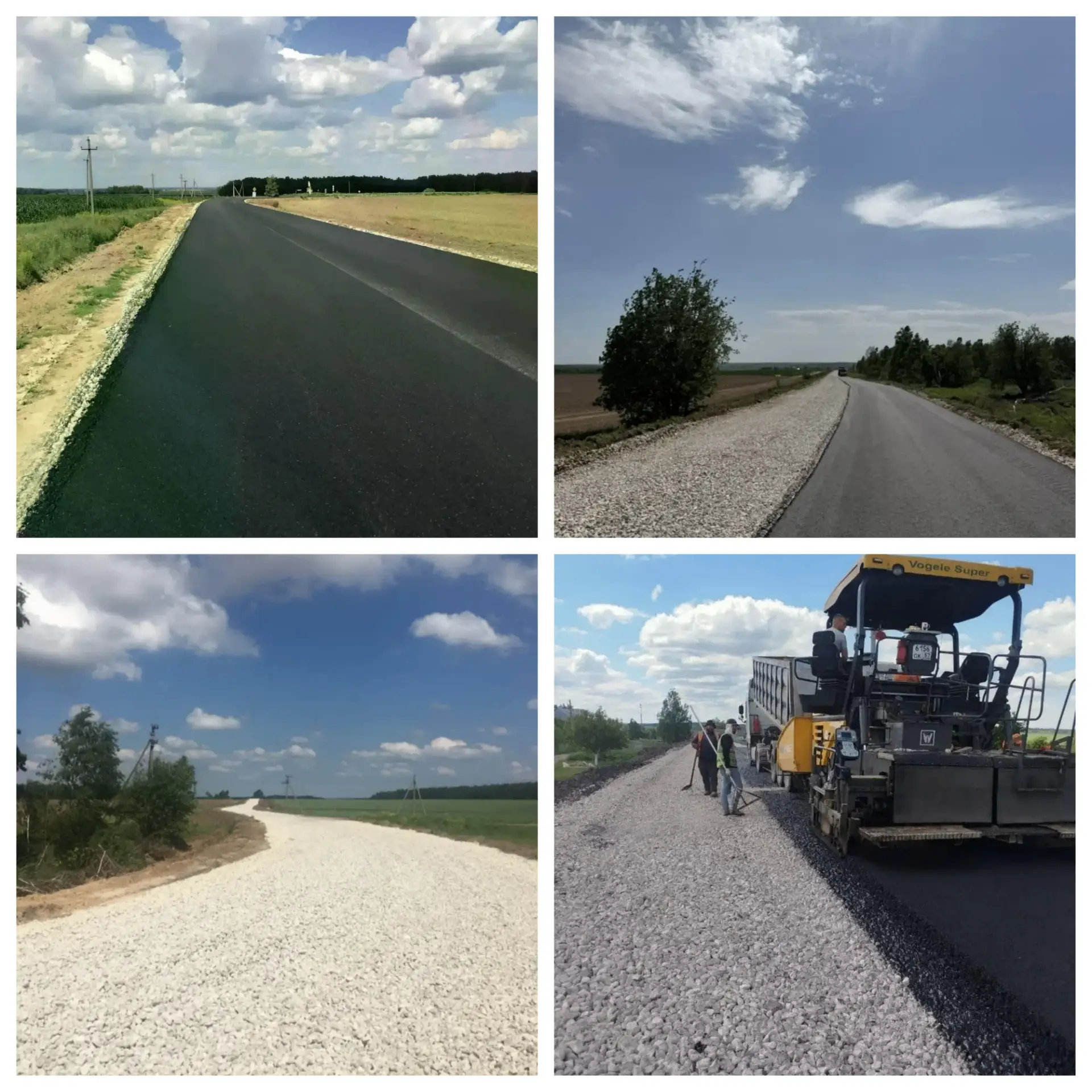 🚧Капитальный ремонт пятикилометрового участка дороги «Комаричи — Дмитровск» — Девятино в рамках нац
