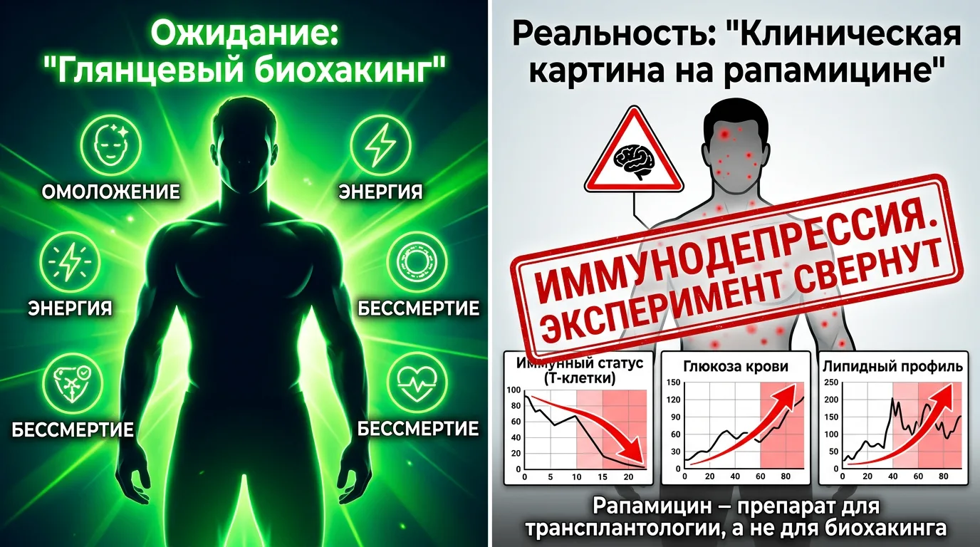 💊 Бессмертие за $800 миллионов: почему слился главный биохакер