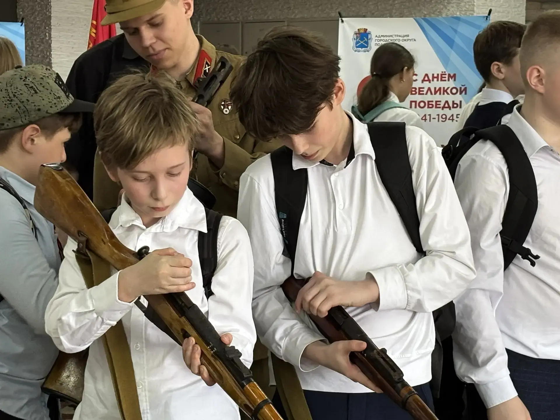 6В класс² — в Военном музее Дворца молодёжи в Подольске! 🔥🇷🇺  С первого шага — дух истории и патриот