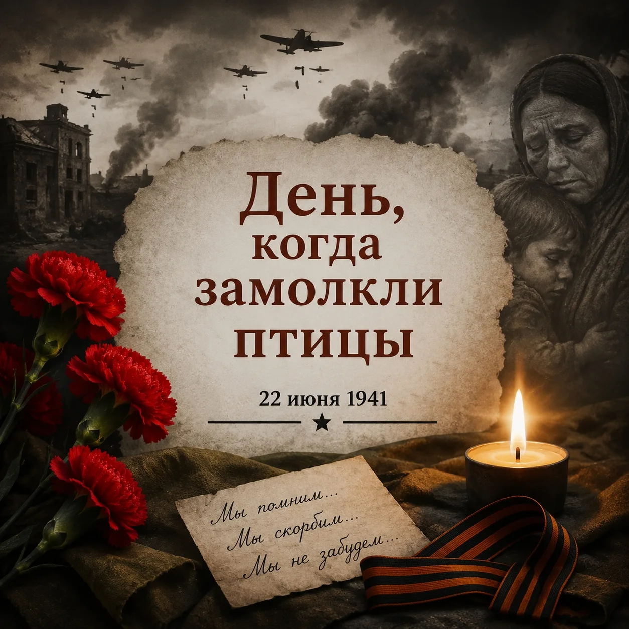 22 июня в 11-00 часов приглашаем в Поповский ДК на митинг, посвящённый Дню памяти и скорби.