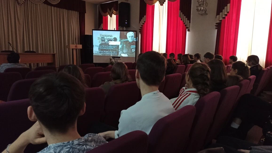 📌28-го февраля ученики 10А класса в сопровождении классного руководителя Т.В. Маенгард посетили встр