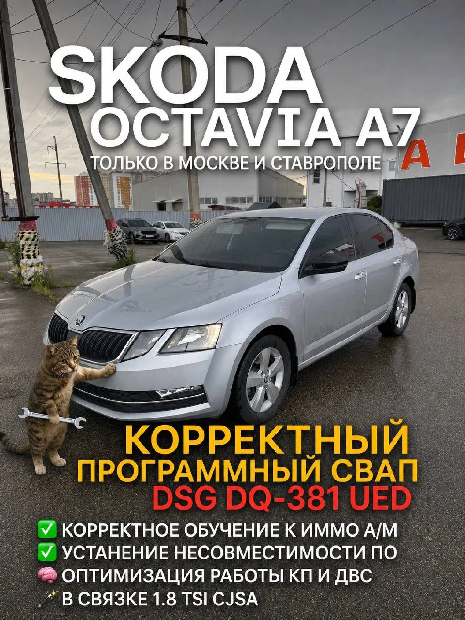 Свап DSG DQ381 UED на Skoda Octavia A7 1.8 TSI CJSA Vagguide Москва Ставрополь ⚙️

На Skoda Octavia 