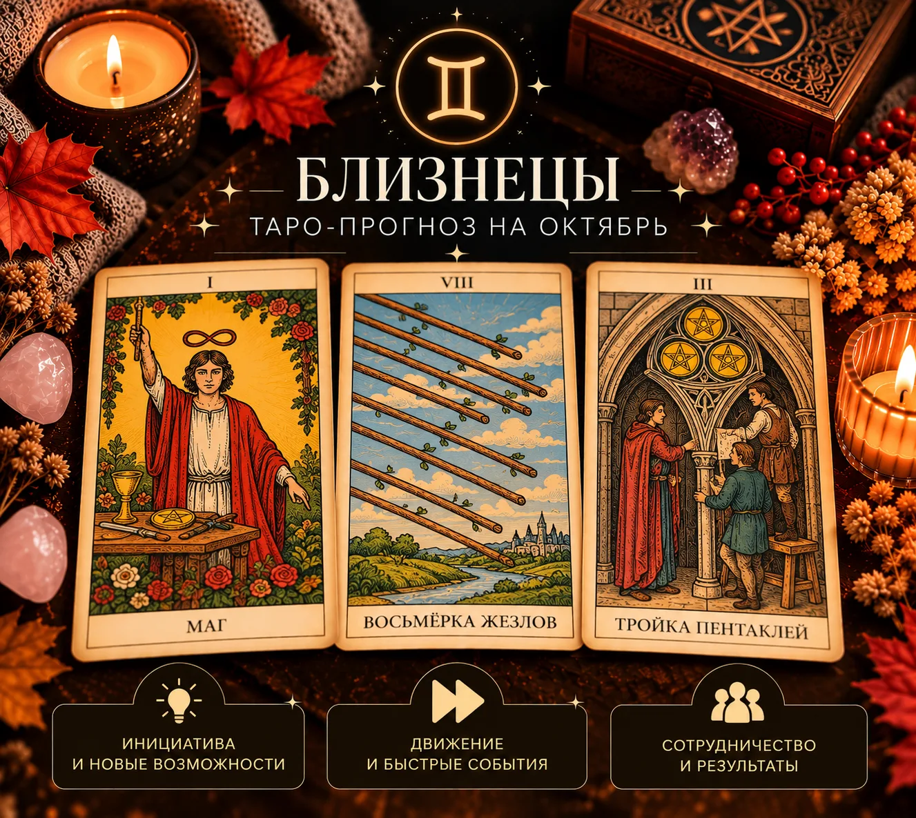 ♊ БЛИЗНЕЦЫ — что ждёт вас в октябре? 🔮